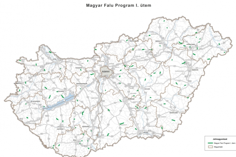 Elindult a Magyar Falu Program útfelújítási munkálatainak első üteme