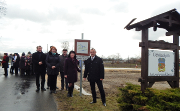 Dunakilitin már tábla hirdeti a Szigetköz Natúrparkot