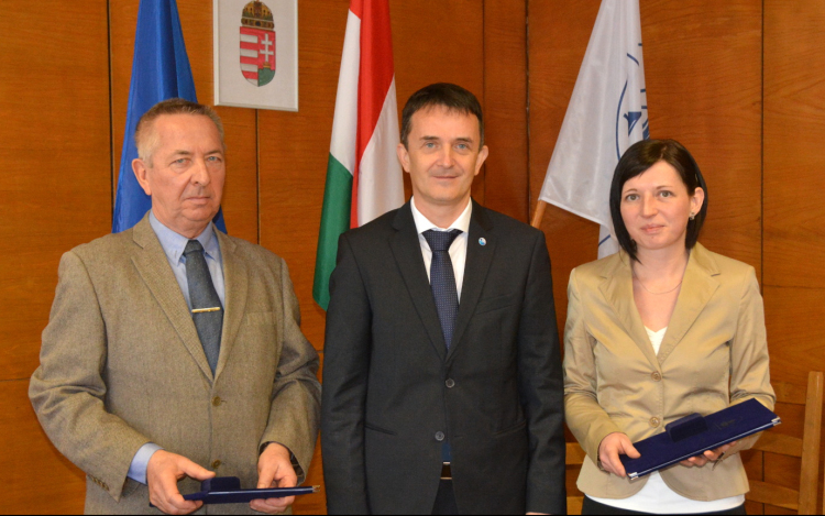 Ketten idén is átvehették a vízügyi szolgálatért járó ÉDUVIZIG Díjat