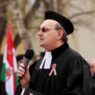 Megyei ünnepi megemlékezés és szoboravatás Lébényben