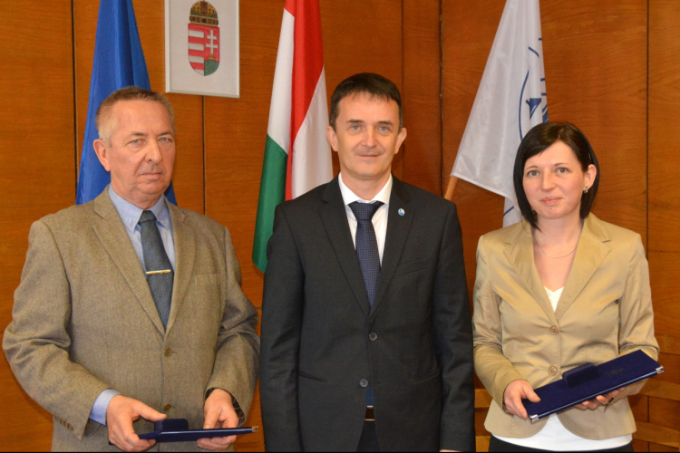 Ketten idén is átvehették a vízügyi szolgálatért járó ÉDUVIZIG Díjat