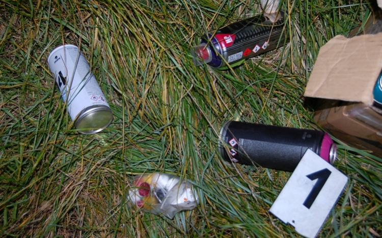 A vasútállomáson rongált a három fiatal