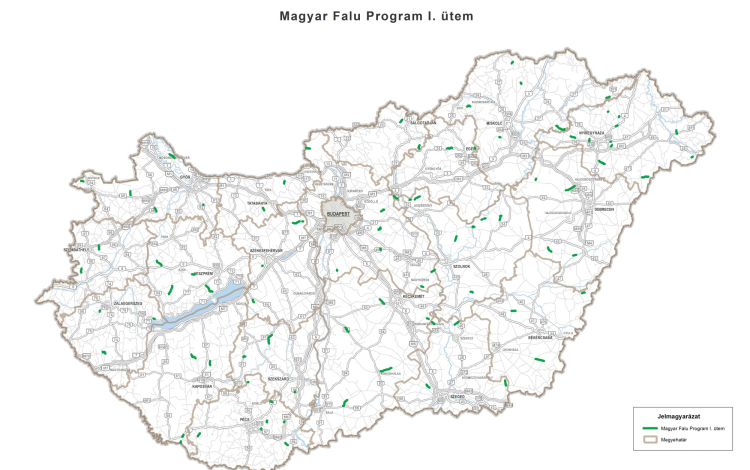 Elindult a Magyar Falu Program útfelújítási munkálatainak első üteme