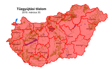 Tűzgyújtási tilalom Győr-Moson-Sopron megyében 