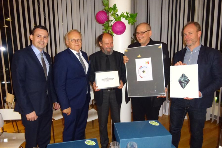 Megyei kortárs alkotók műveiből nyílt kiállítás Pforzheimben