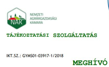 Falugazdászi tájékoztatás a Vámosszabadi Polgármesteri Hivatalban