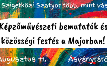 Szigetközi művészek bemutatója vasárnap a Majorban!