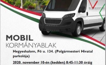 Mobil kormányablak Hegyeshalomban