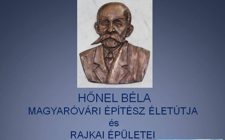 Hőnel Béla magyaróvári építész életútjáról tart előadást Beregszászi Balázs Rajkán