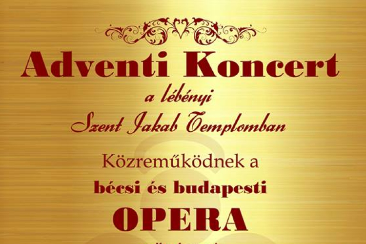 Jótékonysági Adventi Koncert a lébényi Szent Jakab templomban