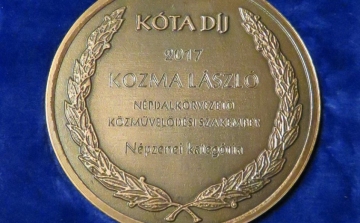 Kozma László KÓTA díjat kapott - Gratulálunk!