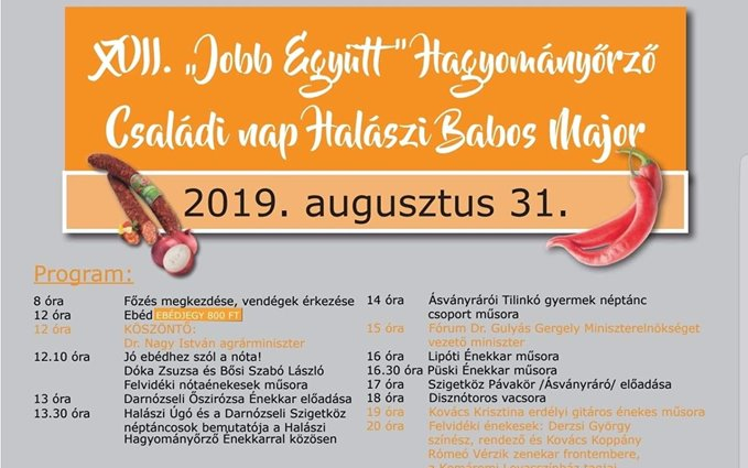 XVII Jobb Együtt hagyományőrző Családi nap a Babos Majorban