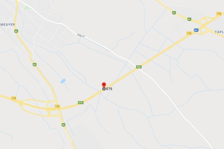 Baleset az M1-esen, Győr térségében
