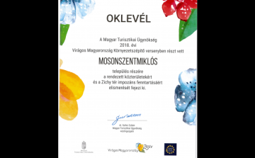 Elismerésben részesült Mosonszentmiklós 