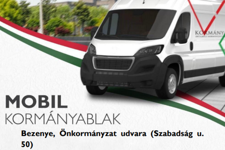 Mobil kormányablak Bezenyén