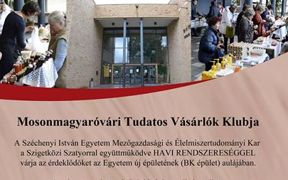 Költözik a Mosonmagyaróvári Tudatos Vásárlók Klubja