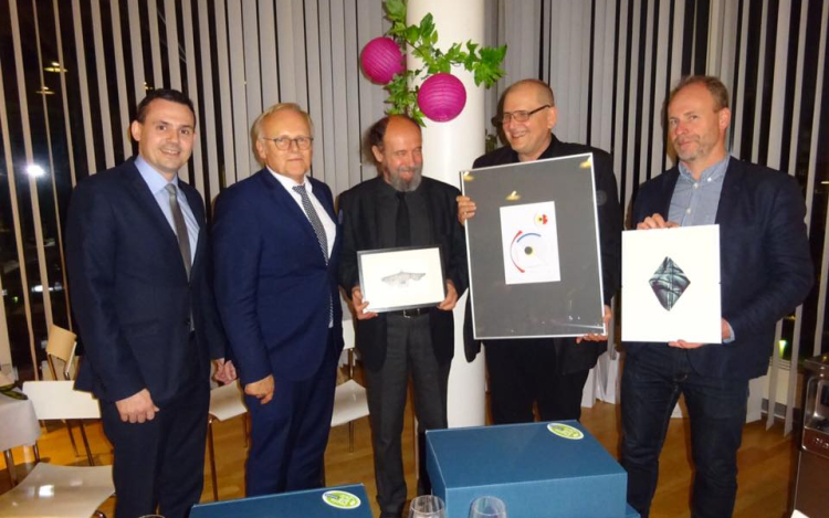 Megyei kortárs alkotók műveiből nyílt kiállítás Pforzheimben