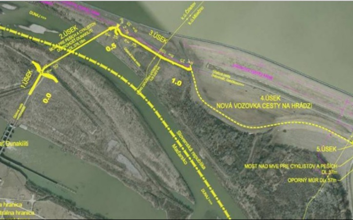 Gyalogos Duna-híddal kötik össze a felvidéki Csallóközt és a Szigetközt