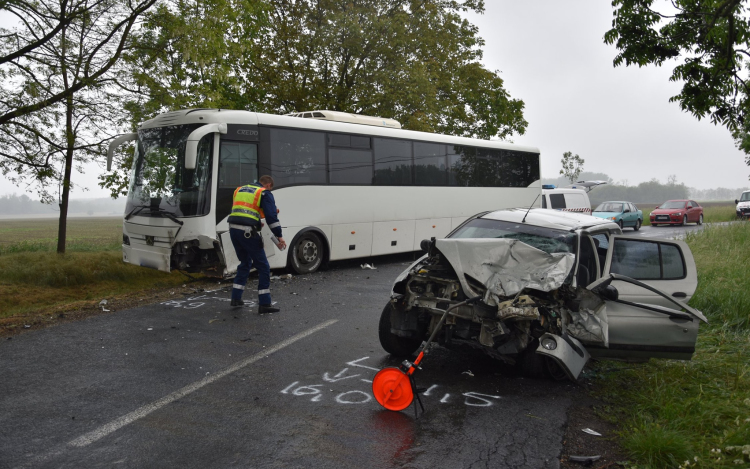 Fotókon a pénteki súlyos baleset