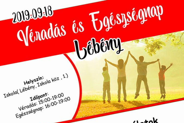 Véradás és egészségnap lesz Lébényben