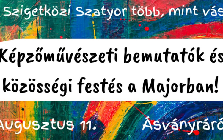 Szigetközi művészek bemutatója vasárnap a Majorban!