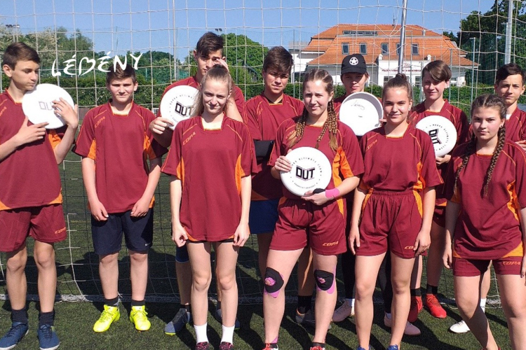 Jól szerepeltek a lébényi diákok az országos frizbi diákolimpián