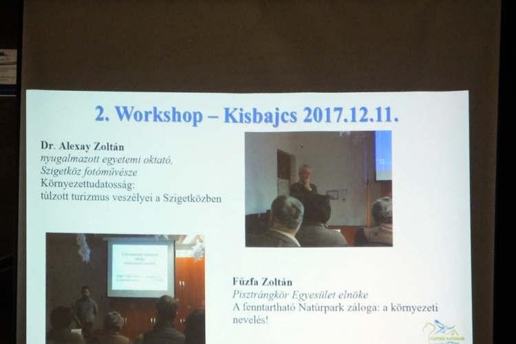 Szigetköz Natúrpark workshop Kimlén