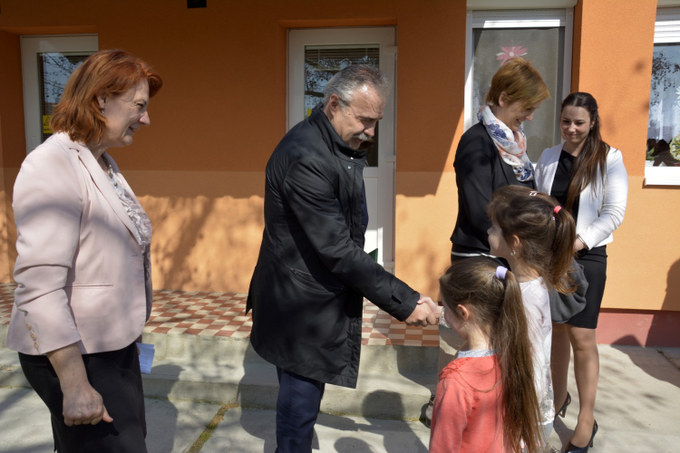 Mini bölcsöde átadó Kimlén 