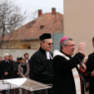 Megyei ünnepi megemlékezés és szoboravatás Lébényben