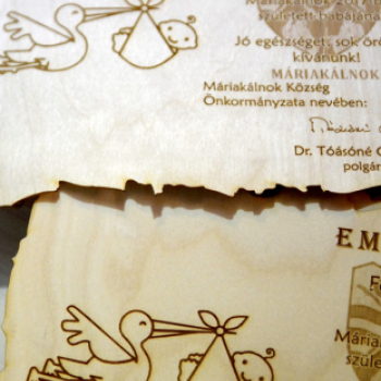 Emléklap kiosztó ünnepség Máriakálnok 2017-ben született babáinak