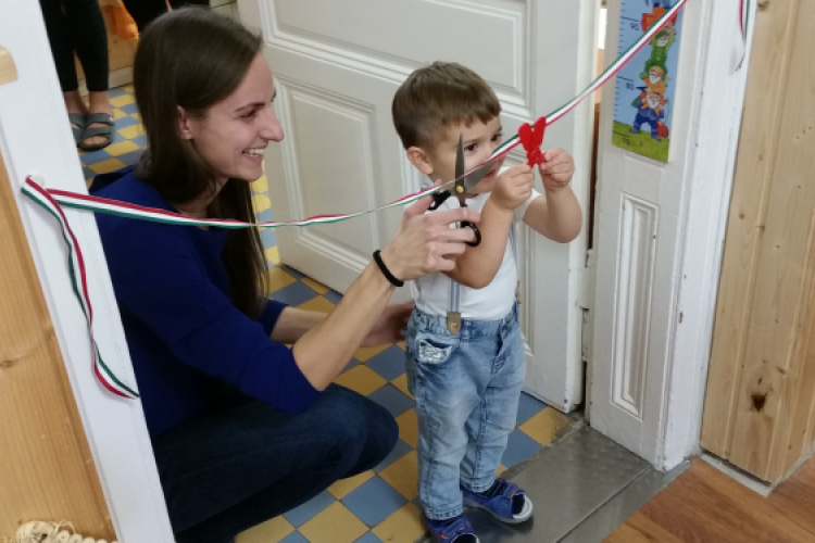 Mini-bölcsőde átadása Mosonszentmiklóson