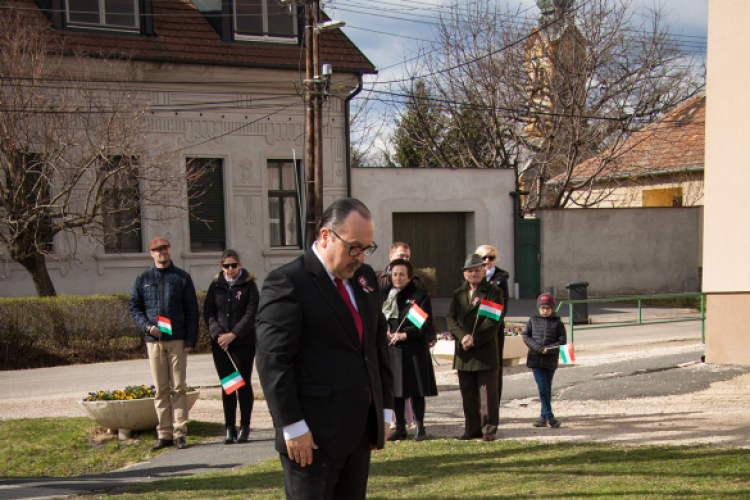 Az 1848-49-es forradalomra és szabadságharcra emlékeztek Lébény városában