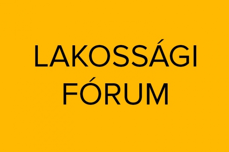 Lakossági fórumot tart Vámosszabadi polgármestere