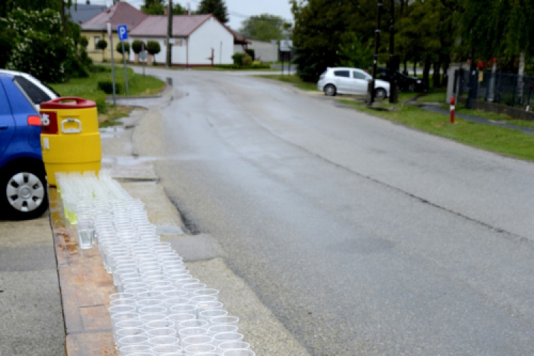 Szigetköz Félmaraton Szurkolói Pont Máriakálnokon