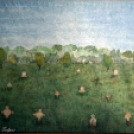 Kiállítás Kimlén Dr. Véber Gyuláné, Gasparovics Gizella textilképeiből