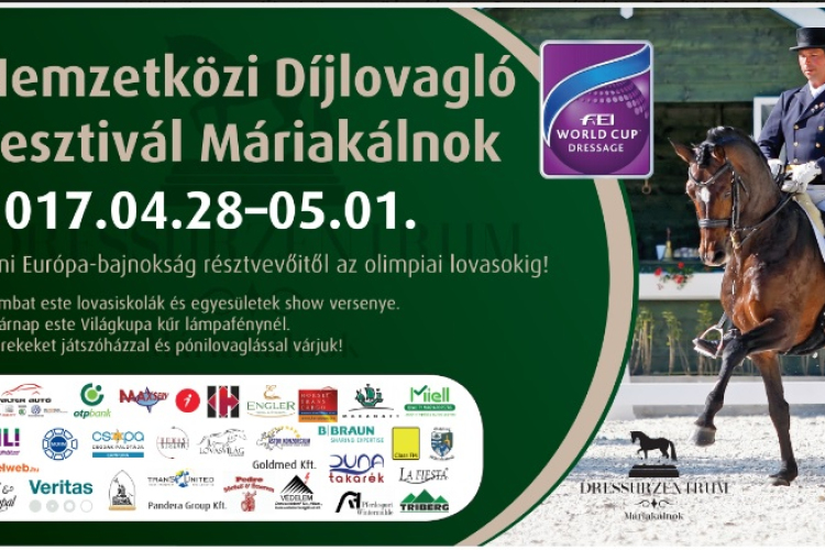 Nemzetközi Díjlovagló Fesztivál – részletes programplakáttal